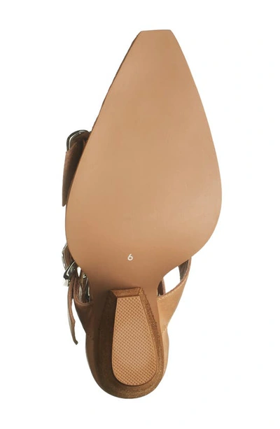 Jeffrey Campbell Emilia Buckle Cutout Boot In Natural Silver