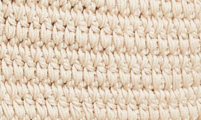 Shop Rabanne Beaded Fringe Crochet Bralette In Shiny Beige