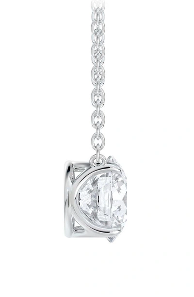 De Beers Forevermark Diamond Classic Solitaire Pendant Necklace in 18K  White Gold, 0.50 ct. t.w.