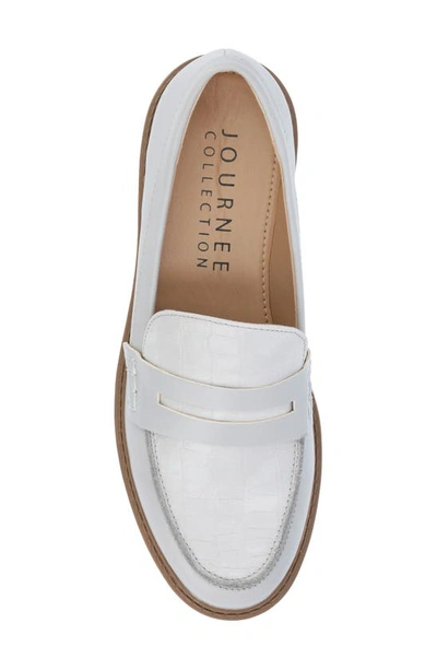 Shop Journee Collection Kenly Penny Loafer In Grey