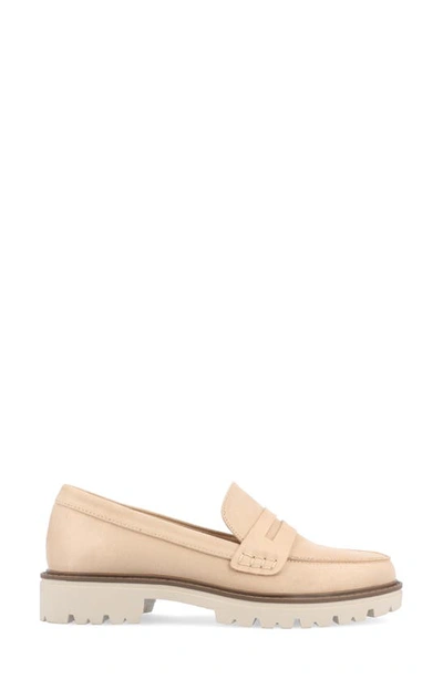 Shop Journee Collection Kenly Penny Loafer In Sand
