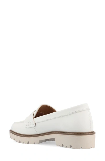 Shop Journee Collection Kenly Penny Loafer In White