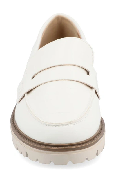 Shop Journee Collection Kenly Penny Loafer In White