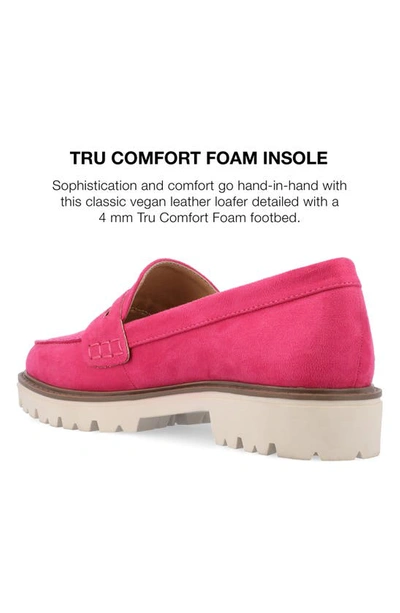 Journee Collection Kenly Womens Moc Closed Toe Loafers In Pink