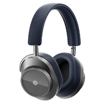 Shop Master & Dynamic ® Mw75 Wireless Premium Leather Headphones In Gunmetal/navy