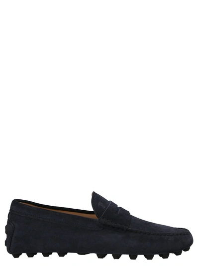 Shop Tod's Gommino Macro Loafers Blue