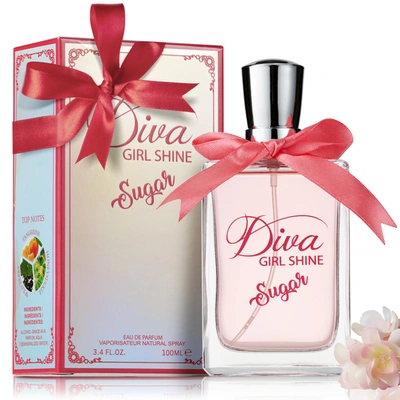 Shop Lovery Women's Diva Girl Shine 3.4oz Perfume Spray Gift Set In Pink