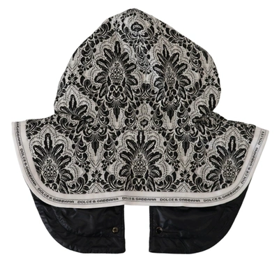 Shop Dolce & Gabbana Floral Whole Head Wrap One Size Cotton Men's Hat In White