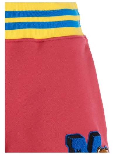 Shop Moschino Logo Patch Shorts