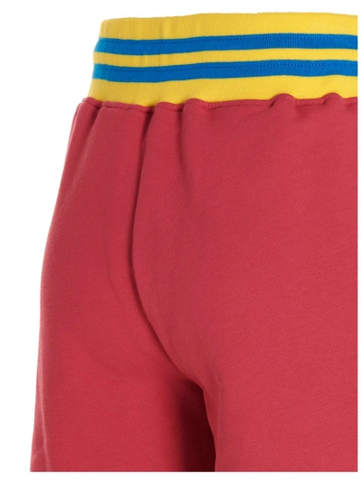 Shop Moschino Logo Patch Shorts