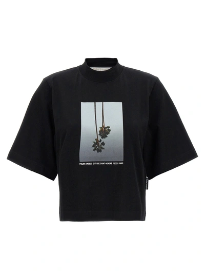 Shop Palm Angels Mirage T-shirt Black