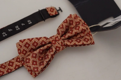 Scotch & Soda Multicolor Silk Adjustable Neck Papillon  Bow Tie In Multi