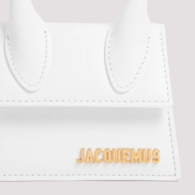 Shop Jacquemus Le Chiquito Shoulder Bag In White