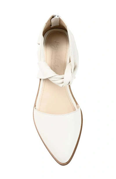 Shop Journee Signature Tayler Pointed Toe Pump In Ivory