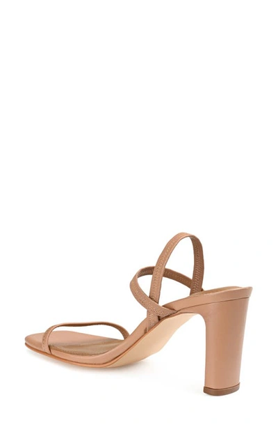 Shop Journee Signature Lenonn Sandal In Mocha