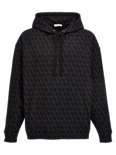 Shop Valentino Toile Iconographe Sweatshirt Black