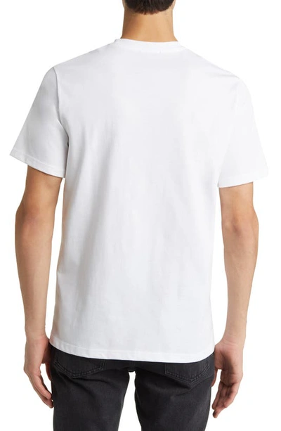 Shop A.p.c. Raymond Cotton Crewneck T-shirt In Blanc