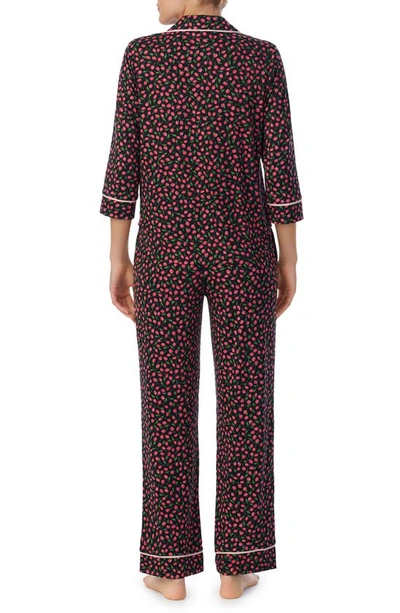 Shop Kate Spade New York Print Pajamas In Black Print