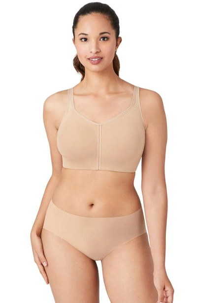 Wacoal Casual Beauty Wireless Seamless Bra In Toast