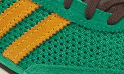 Shop Adidas X Wales Bonner Sl 72 Knit Sneaker In Team Green/ Gold/ Dark Brown