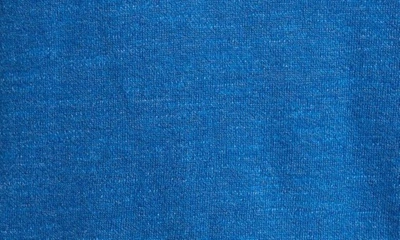 Theory Brenan Linen Blend Polo In Sail Blue