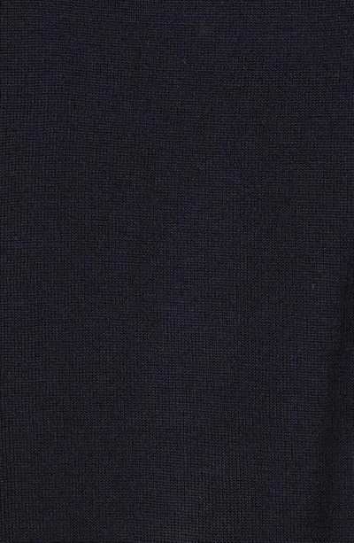 Thom Browne Four-bar Merino Wool Sweater In Navy