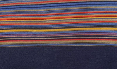 Saxx Ultra Super Soft Relaxed Fit Boxer Briefs In Horizon Stripe- Navy