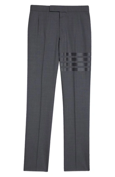 Thom Browne 4-bar Classic Tailored Pants In Dark Grey