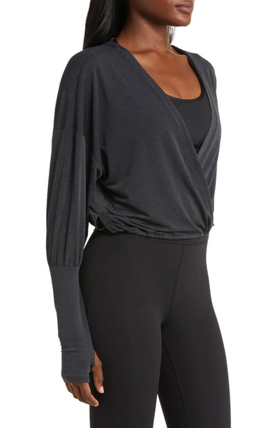 Shop Fp Movement Radiant Wrap Pullover In Black