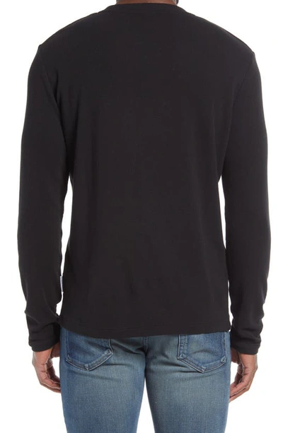 Shop Nn07 Clive 3323 Slim Fit Long Sleeve T-shirt In Black