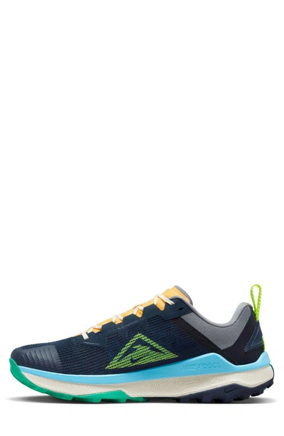 Shop Nike React Wild Horse 8 Running Shoe In Obsidian/ Volt/ Grey/ Blue