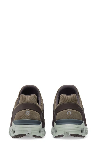 Shop On Cloudswift Running Shoe In Olive/ Thorn