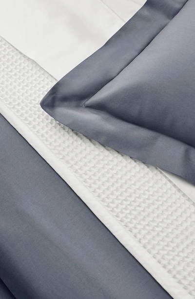 Boll & Branch Percale Hemmed Duvet Cover & Shams Set In Mineral