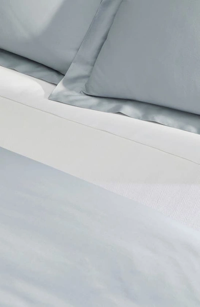Boll & Branch Percale Hemmed 300 Thread Count Duvet Cover & Shams Set In Shore