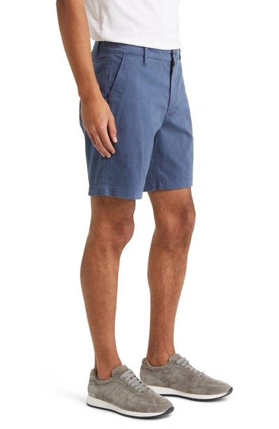 Shop Ag Wanderer Brushed Cotton Twill Chino Shorts In Sulfur Bright Night