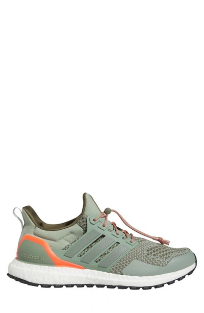 Shop Adidas Originals Ultraboost 1.0 Dna Sneaker In Silver Green/ Olive Strata
