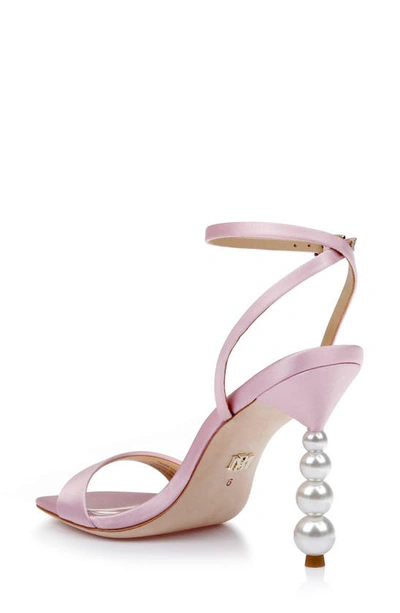 Shop Badgley Mischka Ivette Ankle Strap Sandal In Diamond Pink