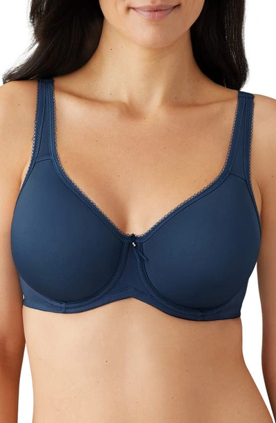 Shop Wacoal Basic Beauty Spacer Underwire T-shirt Bra In Sargasso Sea