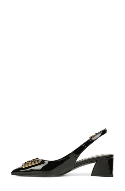 Franco Sarto Racer Slingback Pointed Toe Pump In Black