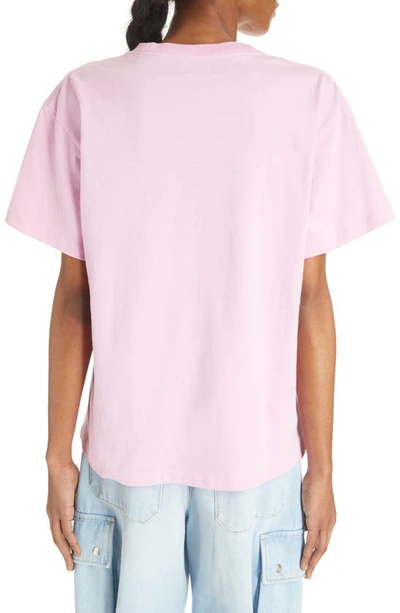 Shop Isabel Marant Yates Kiss Graphic T-shirt In Pink