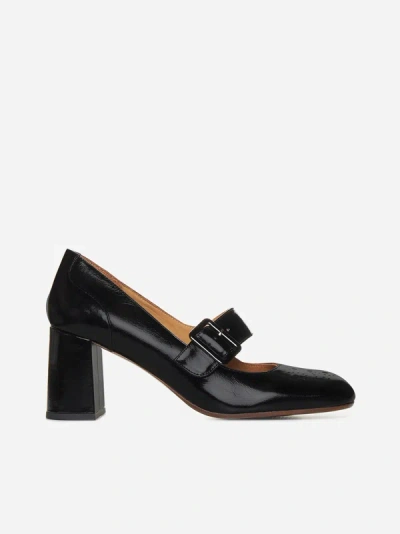 Shop Chie Mihara Paypau Patent Leather Pumps In Black