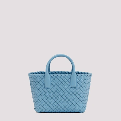 Shop Bottega Veneta Mini Cabat Bag In Blue