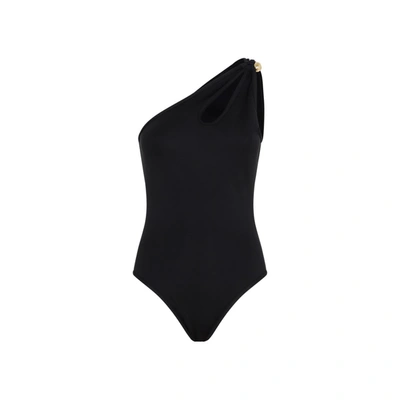 Shop Bottega Veneta Swimsuit Swimwear In Black