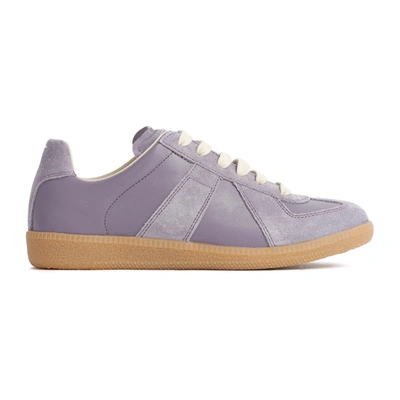 Shop Maison Margiela Replica Sneakers Shoes In Pink &amp; Purple
