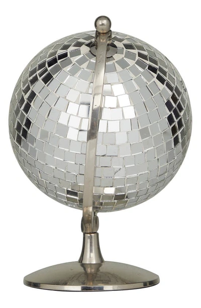 Shop Vivian Lune Home Silver Stainless Steel Disco Ball Style Globe