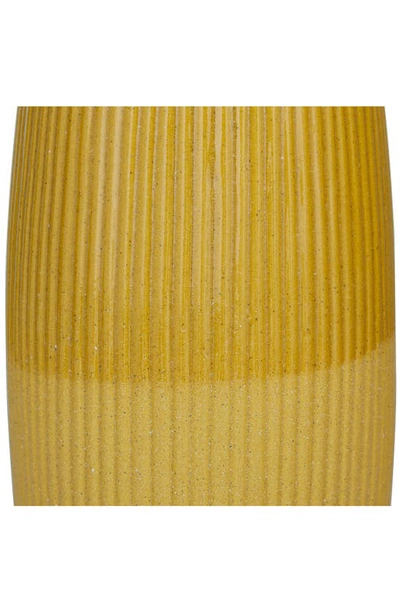 Shop Cosmo By Cosmopolitan Yellow Ceramic Modern Vase