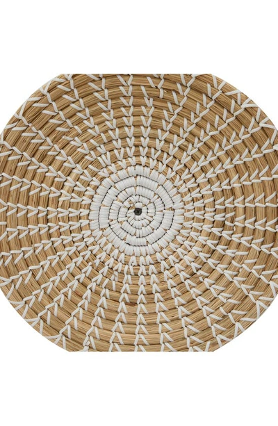 Shop Ginger Birch Studio Brown Seagrass Handmade Basket Plate Wall Decor