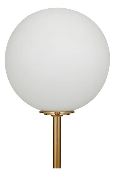 Shop Ginger Birch Studio Goldtone Marble Contemporary Table Lamp In White