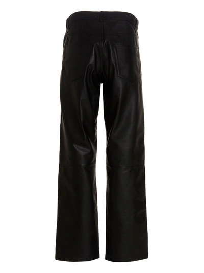 Shop Sunflower Leather Pants In Black