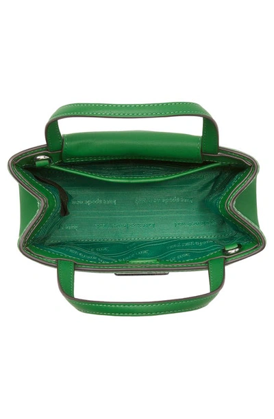 Kate Spade Sam Icon Seaside Mini Stripe Sequin Tote Bag In Fresh Greens Multi